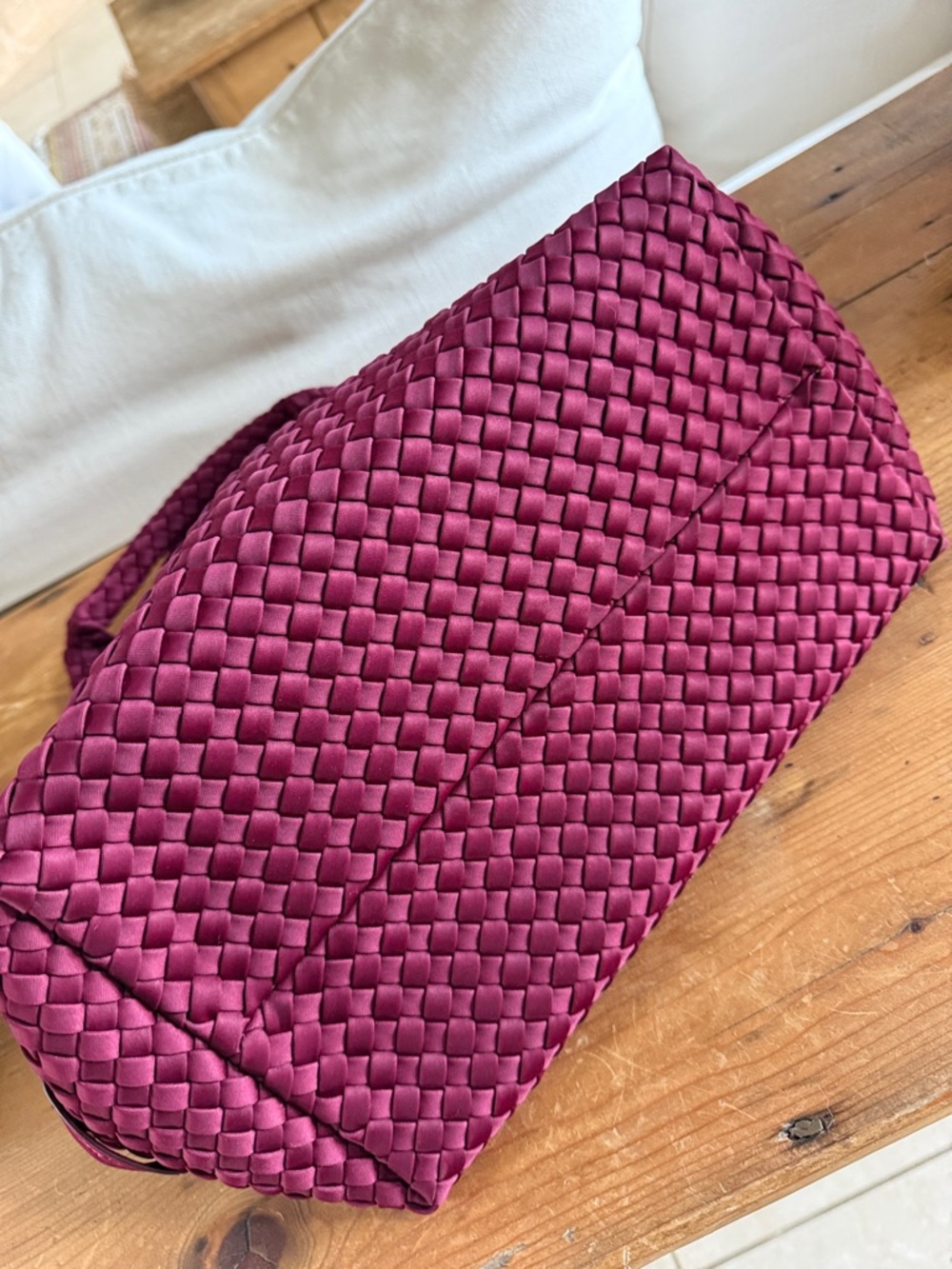 Naghedi St Barths Medium Woven Tote - Picture 3 of 5